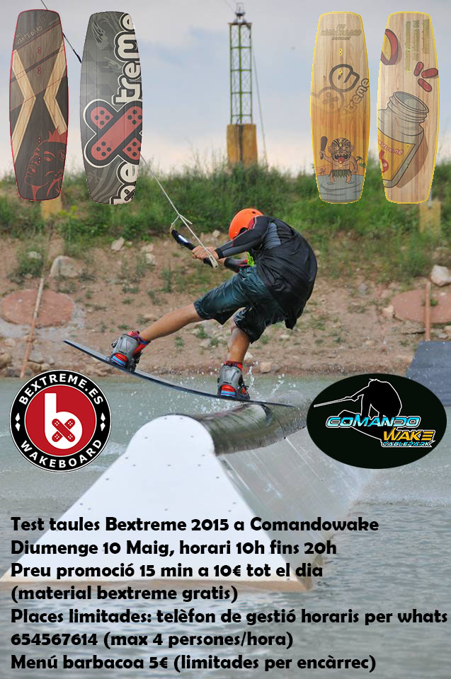 Test Wakeboards BeXtreme & ComandoWake