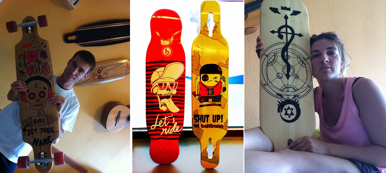 Regala un Longboard o Skate personalizado estas Navidades