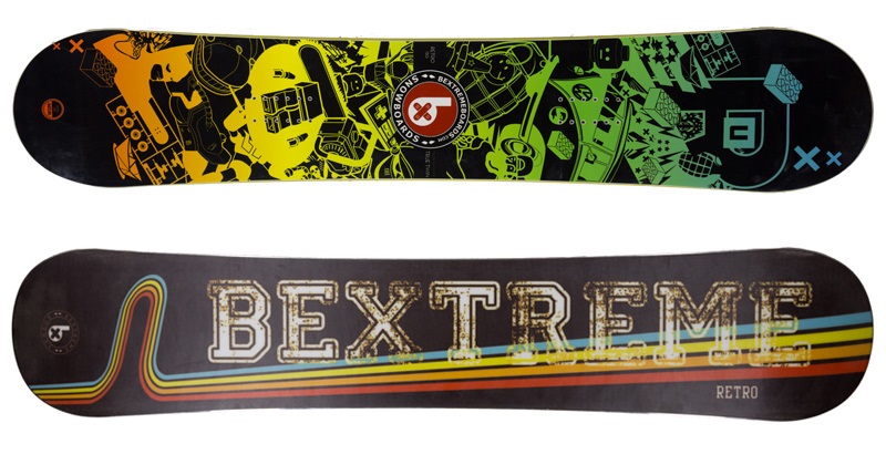 Nueva tabla snow BeXtreme Retro, el camber de bambú