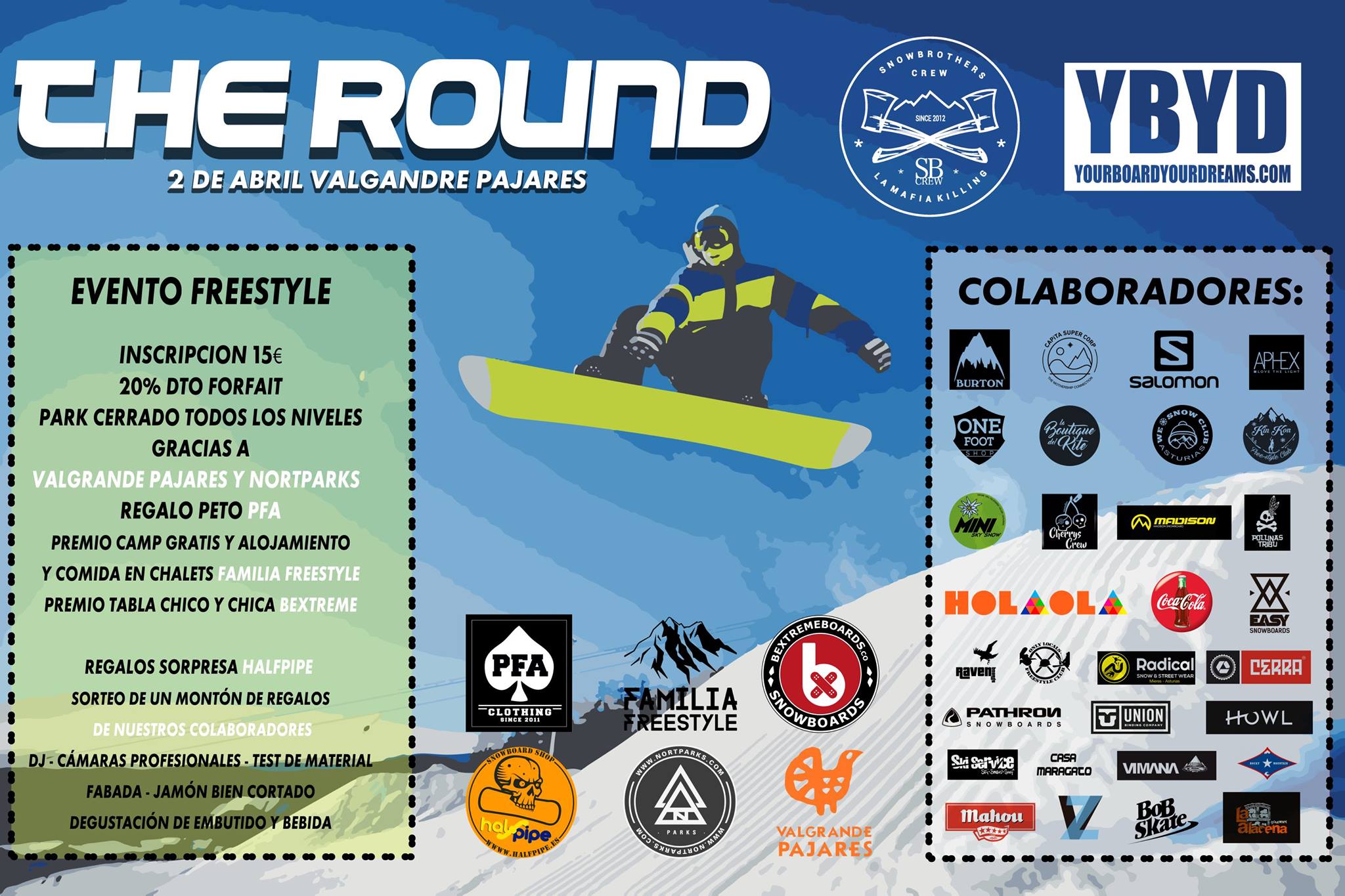 The Round. Campeonato snowboard