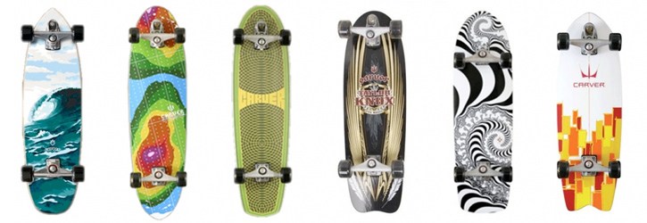 Longboard Carver. SurfSkate