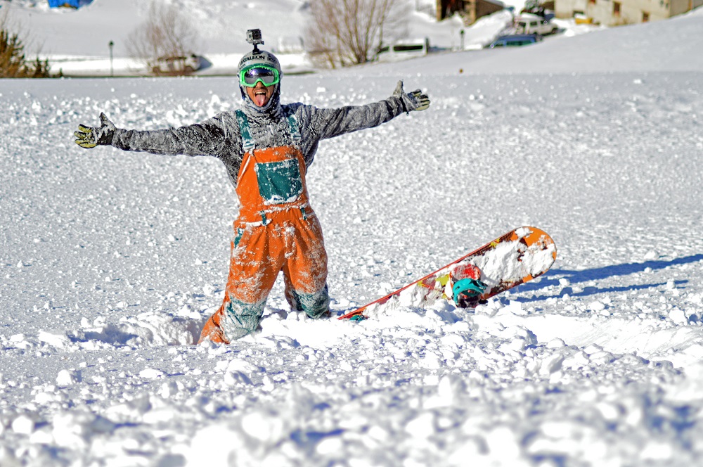 La vida de un rider de snowboard