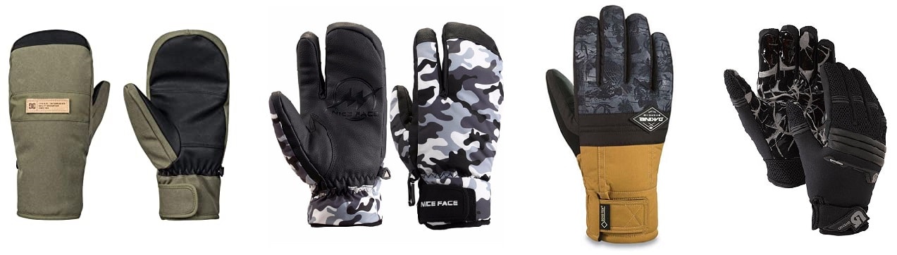 Elegir guantes o manoplas de snowboard