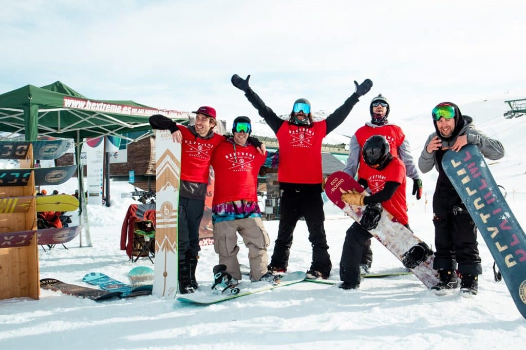 team bextreme tablas snowboards
