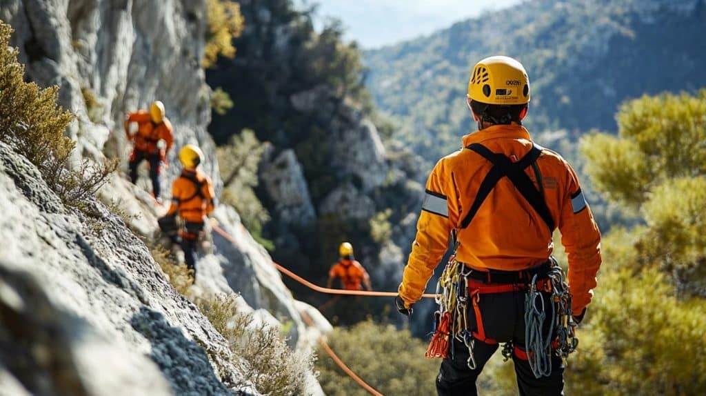 via ferrata equipo material