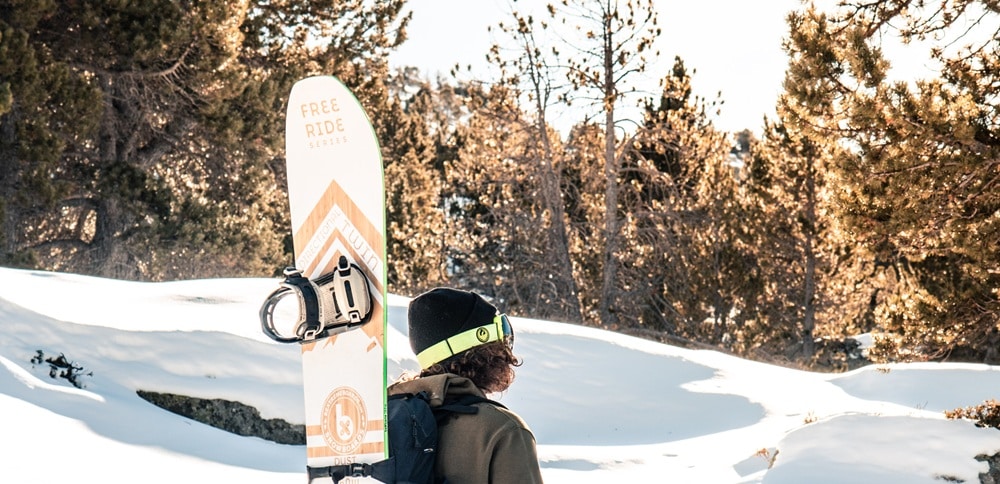 hacer snowboard backcountry