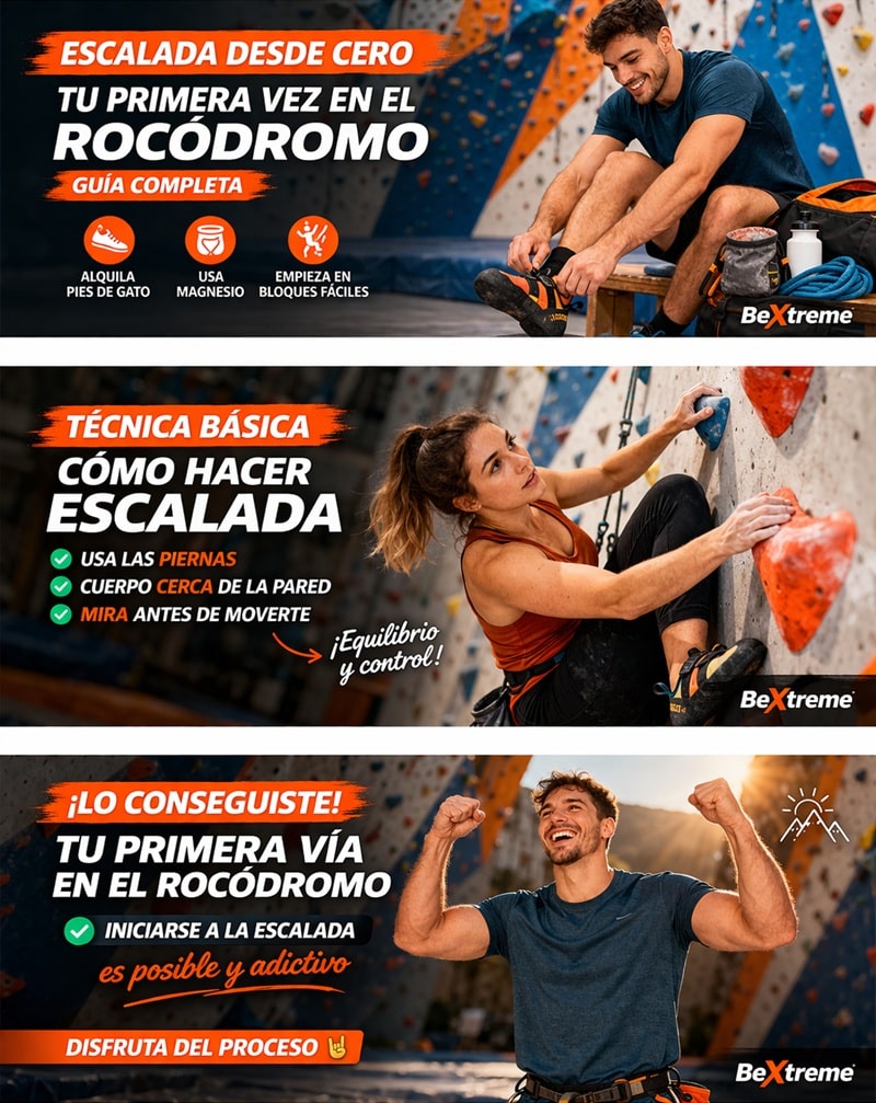 Cómo hacer escalada