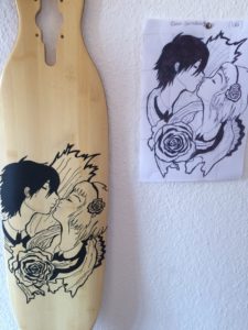 skate personalizado para boda
